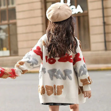 New Spring Autumn Fashion Sweater Coat for Women