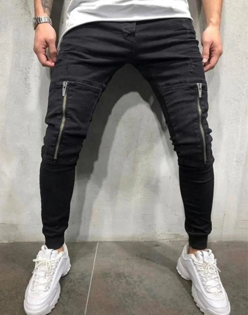 Ripped Stretch Slim Fit Pants