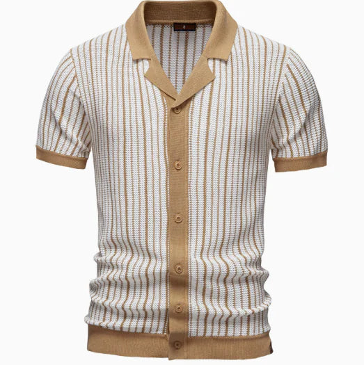 Men's Fashion Polo Shirt Cardigan (Single Piece)