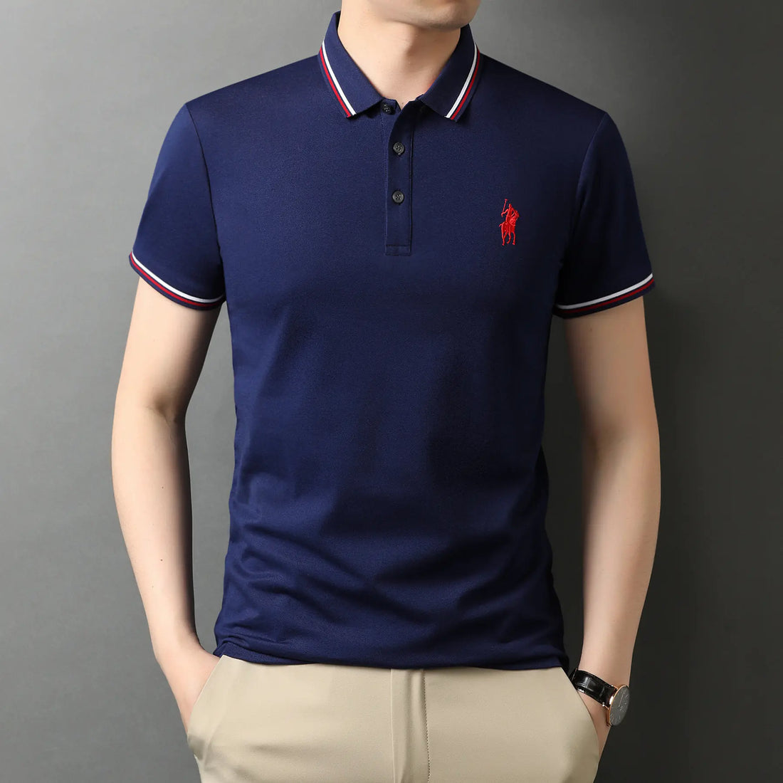 Yacht  Summer Men's Short Sleeve Polo Shirt