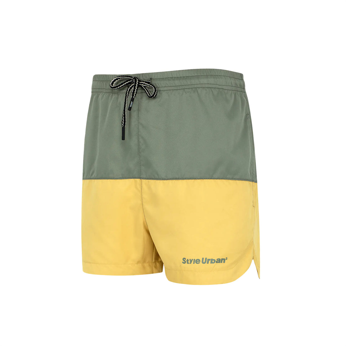 Men's Casual Loose Contrast Color Stitching Shorts