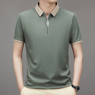 Men's Short Sleeve Polo Shirt - Summer Fashion Tee