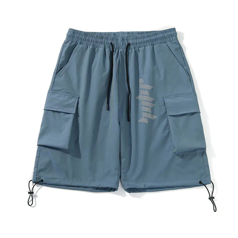 Men's Japanese Loose Multi-Pocket Cargo Shorts