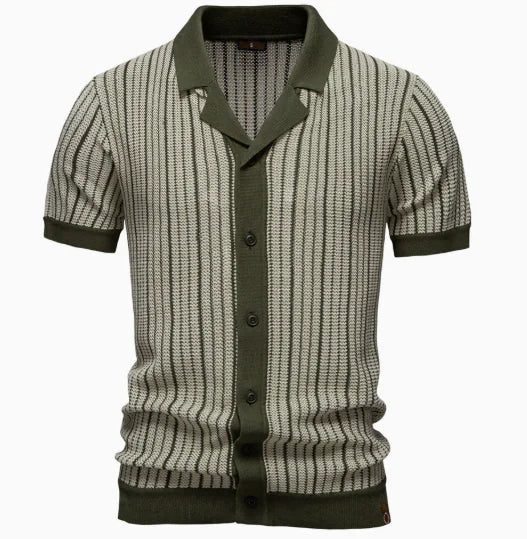 Men's Fashion Polo Shirt Cardigan (Single Piece)