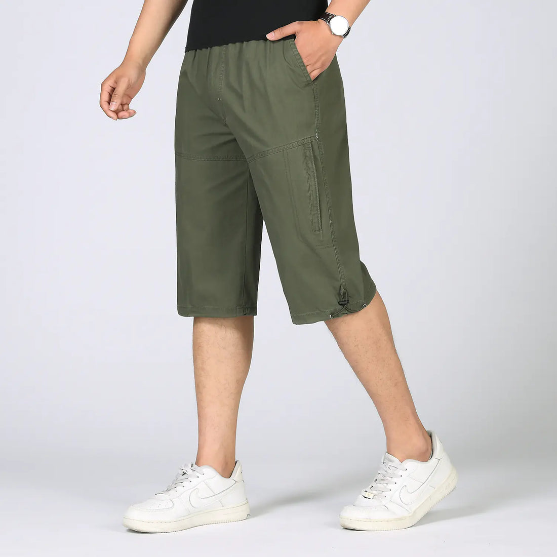 Men's Breathable Loose Fit Casual Cargo Shorts