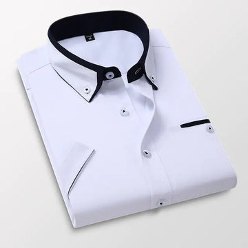 Men's Casual Cotton Business Shirt (Single Piece)