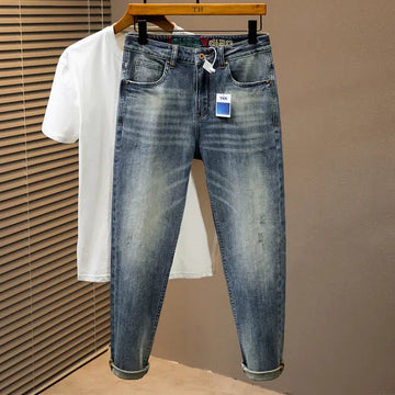 Men's Plus Size Midweight Denim Jeans - Casual Fashion