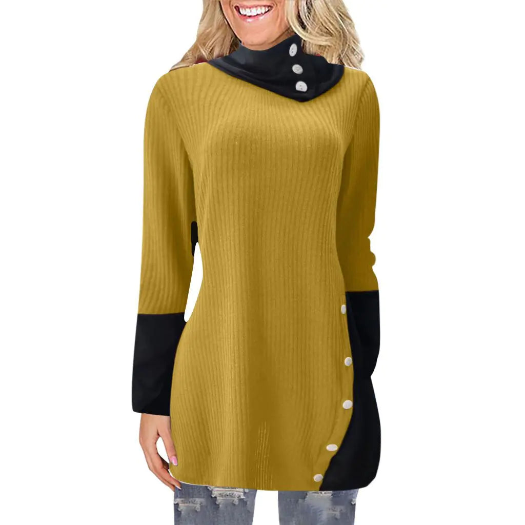 New Long Sleeve Irregular Dress for Women